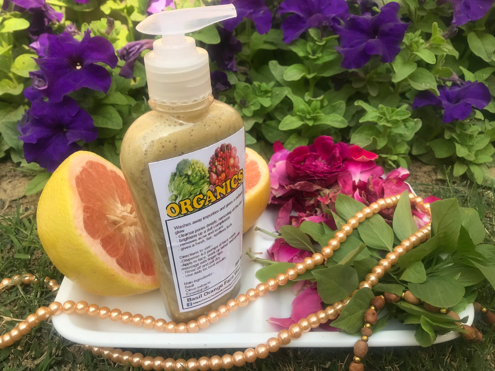 BASIL ORANGE FACEWASH (250ml)